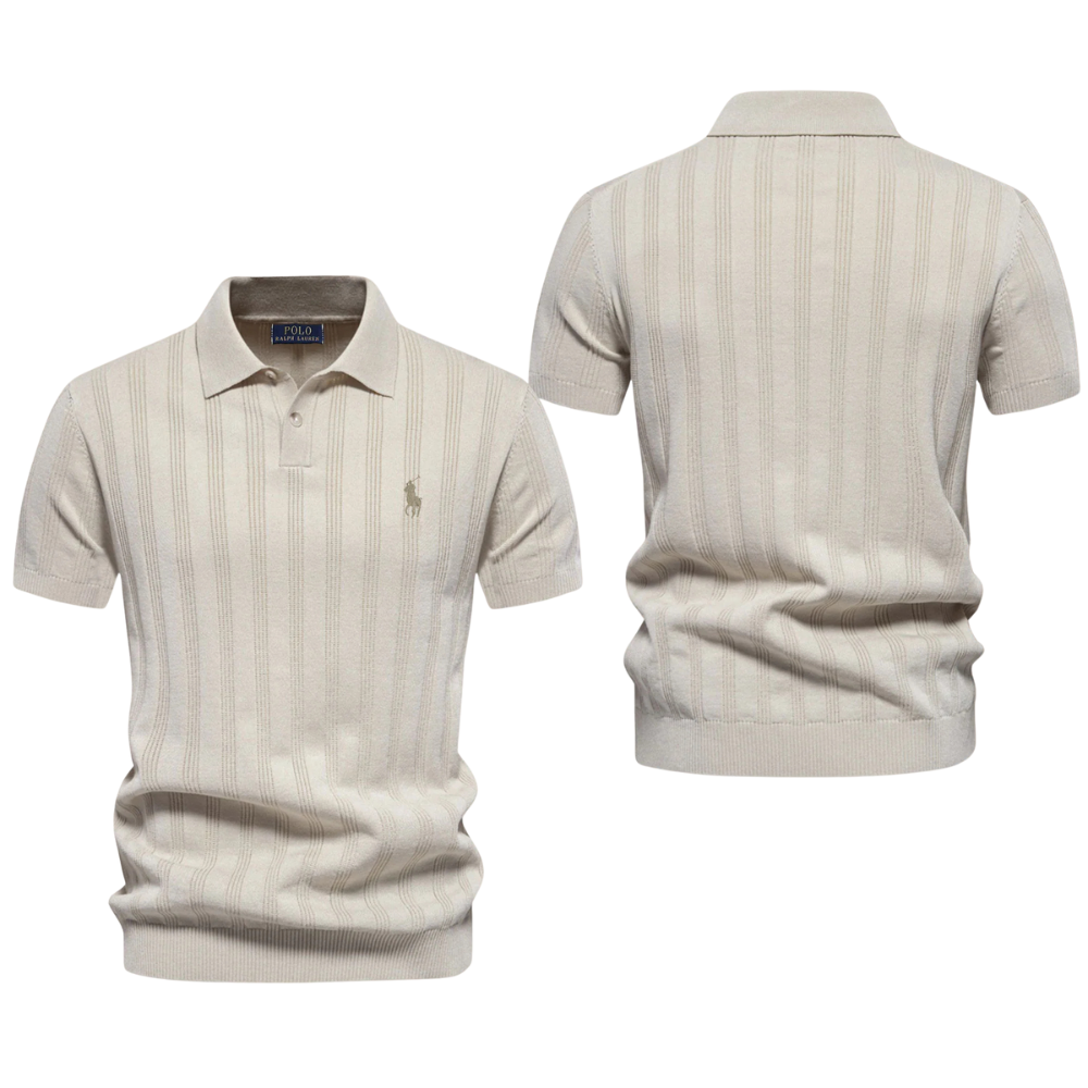 RL Textured Polo Shirt for Men