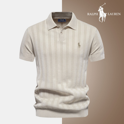 RL Textured Polo Shirt for Men - Limited Stock