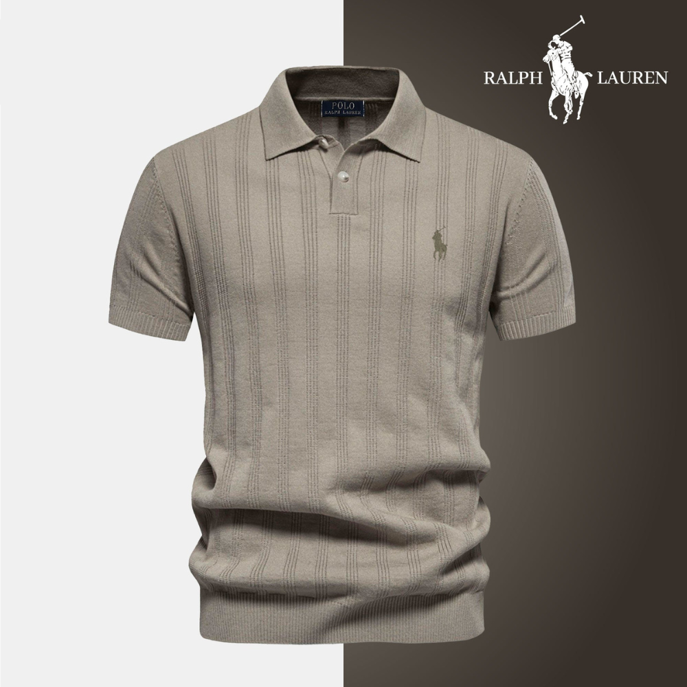 RL Textured Polo Shirt for Men - Limited Stock