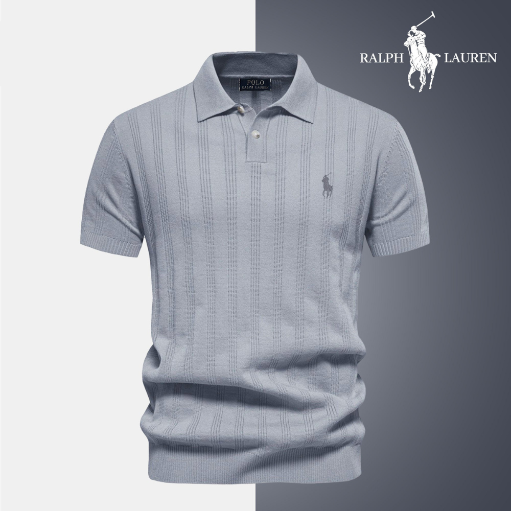 RL Textured Polo Shirt for Men - Limited Stock