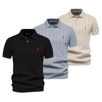 RL Textured Polo Shirt for Men