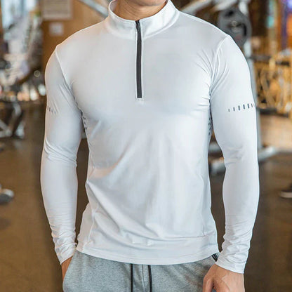 Men's High Neck Dry Fit Shirt