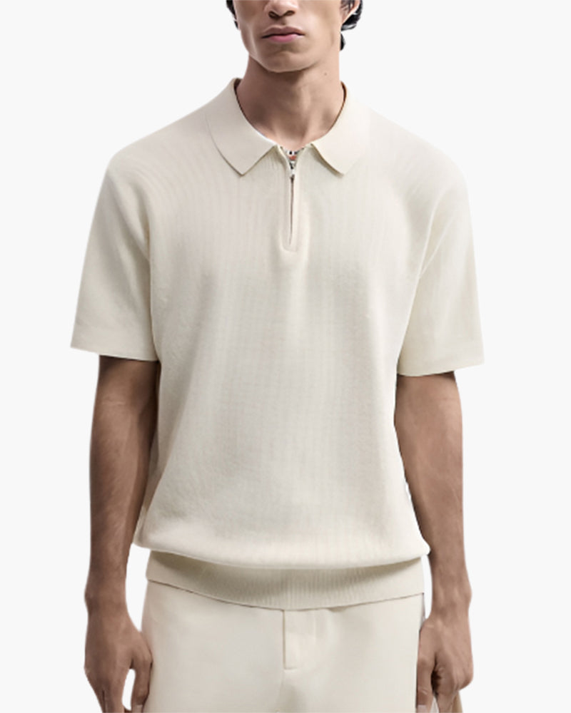 Marbella Zip-Up Polo Shirt
